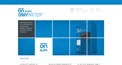 Desktop Screenshot of aleph-graymatter.com