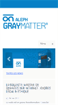 Mobile Screenshot of aleph-graymatter.com